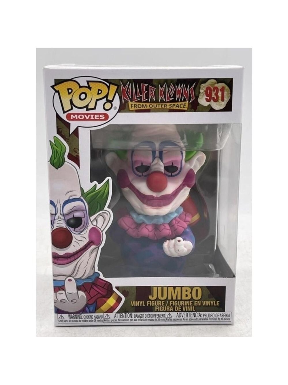 Funko Pop! movies #931 Killer Klowns from Outer Space Blacklight Jumbo